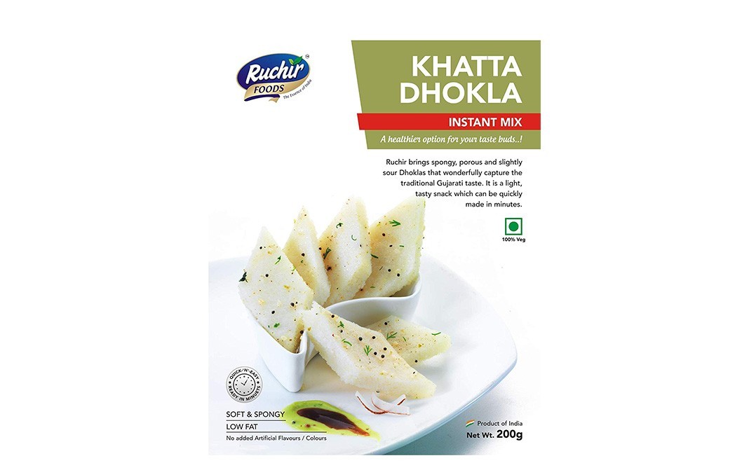 Ruchir Foods Khatta Dhokla - Instant Mix    Pack  200 grams